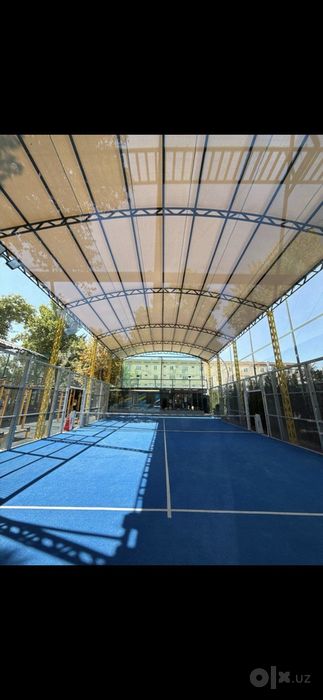 Tent baner salofan ustonovka баннер тент Басен фантан темир билан