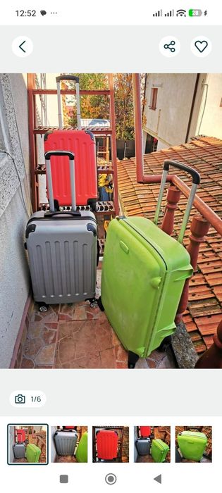 Vând troller geamantan bagaj diverse mărimi stare buna