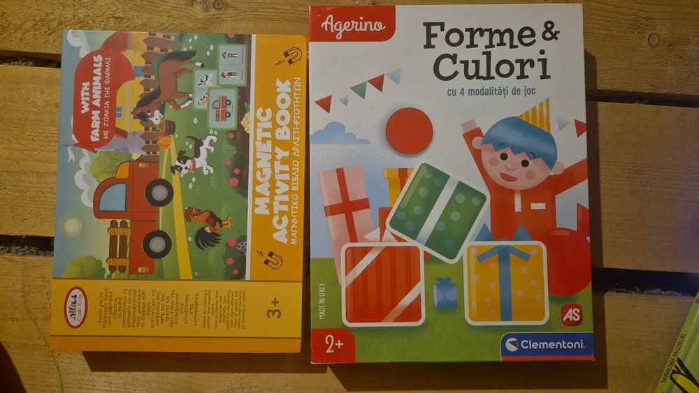 Puzzel animale, puzzel magnetic, Argentino forme si culori