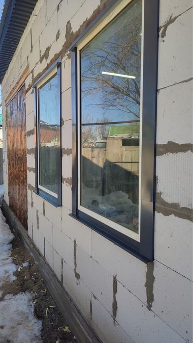 Наружные откосы из металла