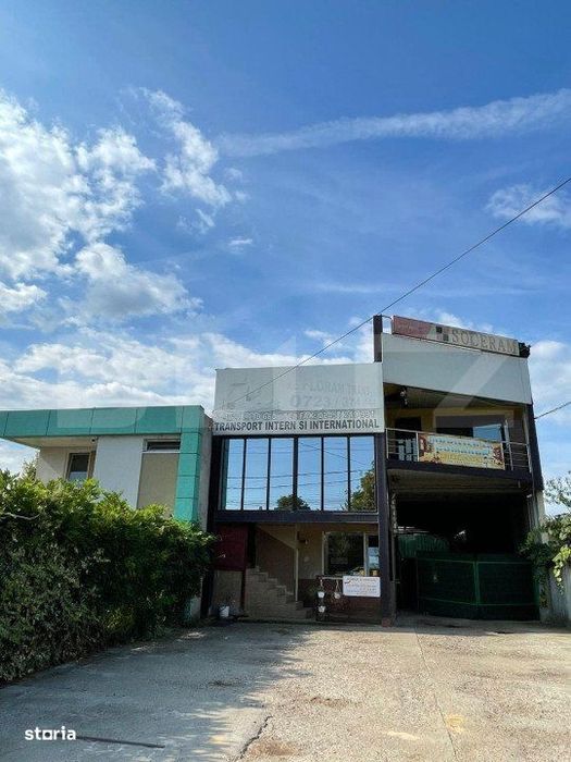 Spatiu comercial 300 mp, teren 1000 mp ,Caramidari
