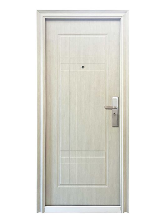 Usa Intrare Metalica Stanga Bej Apartament Birou Sediu LIN 205x88cm + LIVRARE GRATUITA !
