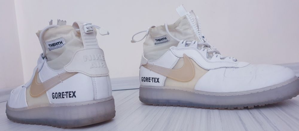 Nike Air Force 1 Gore - Tex Winter Есествена кожа UK 10.5 US 11.5 Mens Size 45.5 /29.5см. ОРИГИНАЛ! Мъжки Кецове!