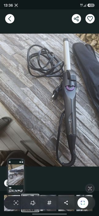 Ondulator de păr (fier de ondulat) Remington.