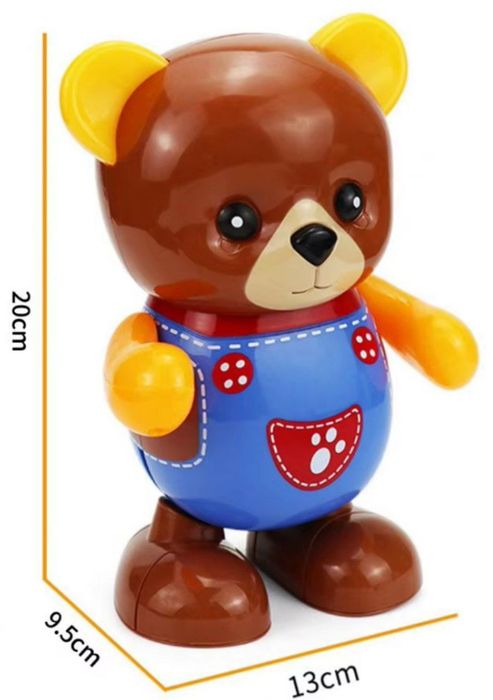 Танцующая мишка со светом и звуком