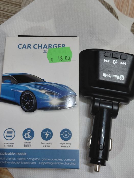 Блуутут зарядно за слушане на музика през радиото