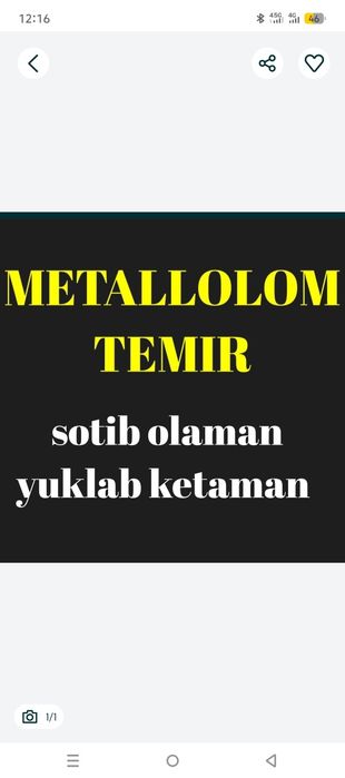 7 000 metallom / металлом оламиз / металлолом / metalom /temir