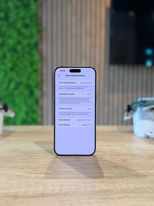 **ATSGSM.RO** iPhone 16 Pro Max 256Gb Black/Baterie97%/Garantie 12 luni