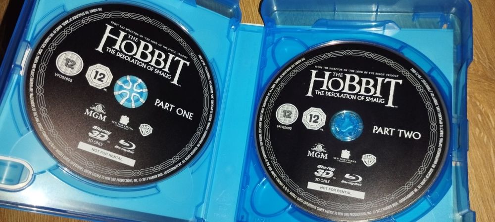 Blu-ray 3D+2D филми Hobbit