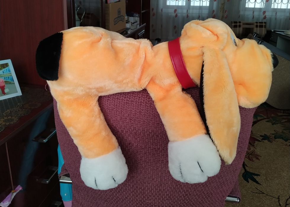 Большие мягкие игрушки - собака, медвежонок, кот. В отличном состоянии