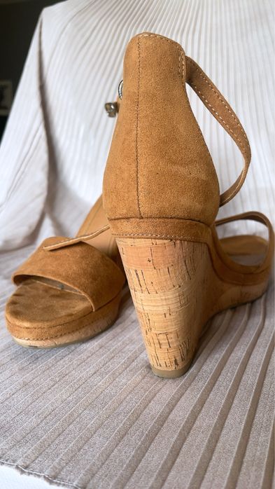 H&M сандали с коркова платформа 37