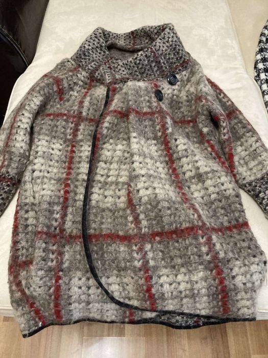 Дамско меко вълнено палто