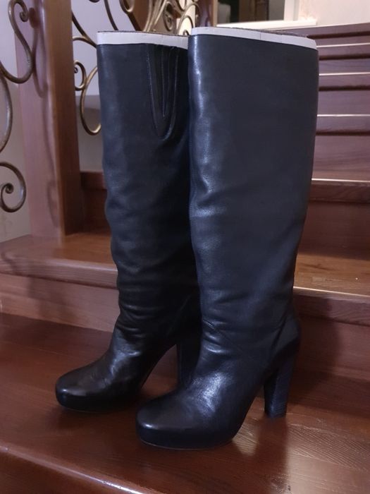 Сапоги Италия кожа