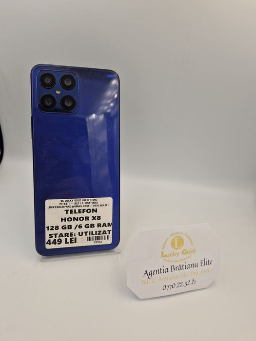 Telefon HONOR X8 128GB/6GB RAM  cod 20942