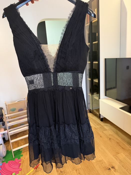 Rochie Nissa matase naturala