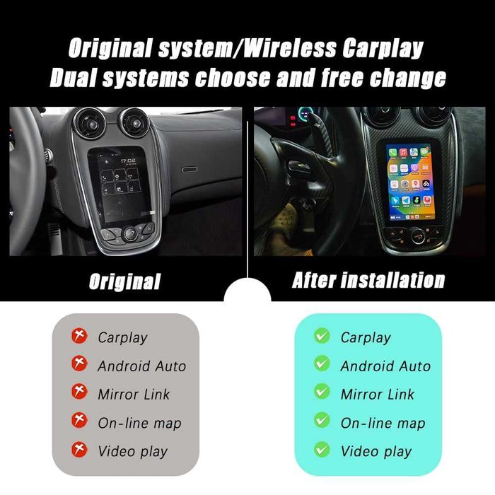 CarPlay / Android Auto модул за McLaren