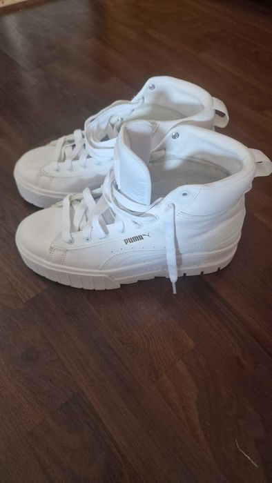 Vand ghete Puma white piele Mayze