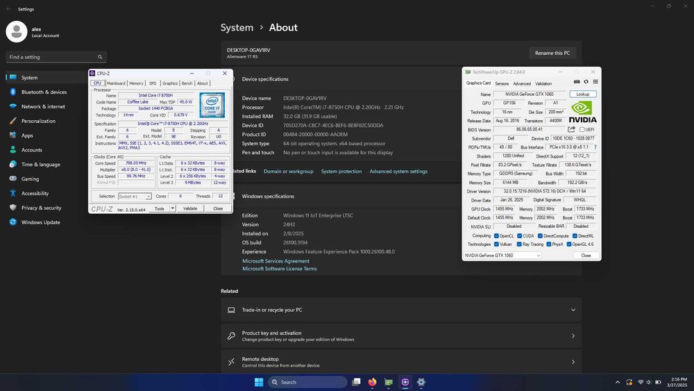 Геймърски лаптоп DELL Alienware 17 r5