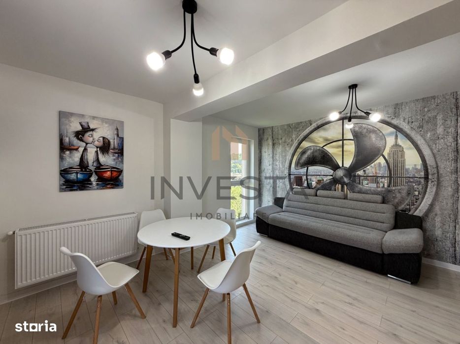 Apartament 2 camere mobilat complet, terasa 15 mp + parcare inclusa! — fotografia 1