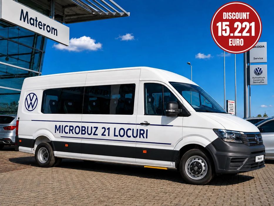Volkswagen Crafter Microbuz 21 Locuri | 2 x Climatizare | Webasto