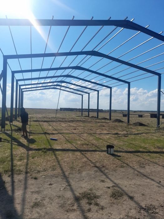 Vând hala metalica 8×15×4 din profil