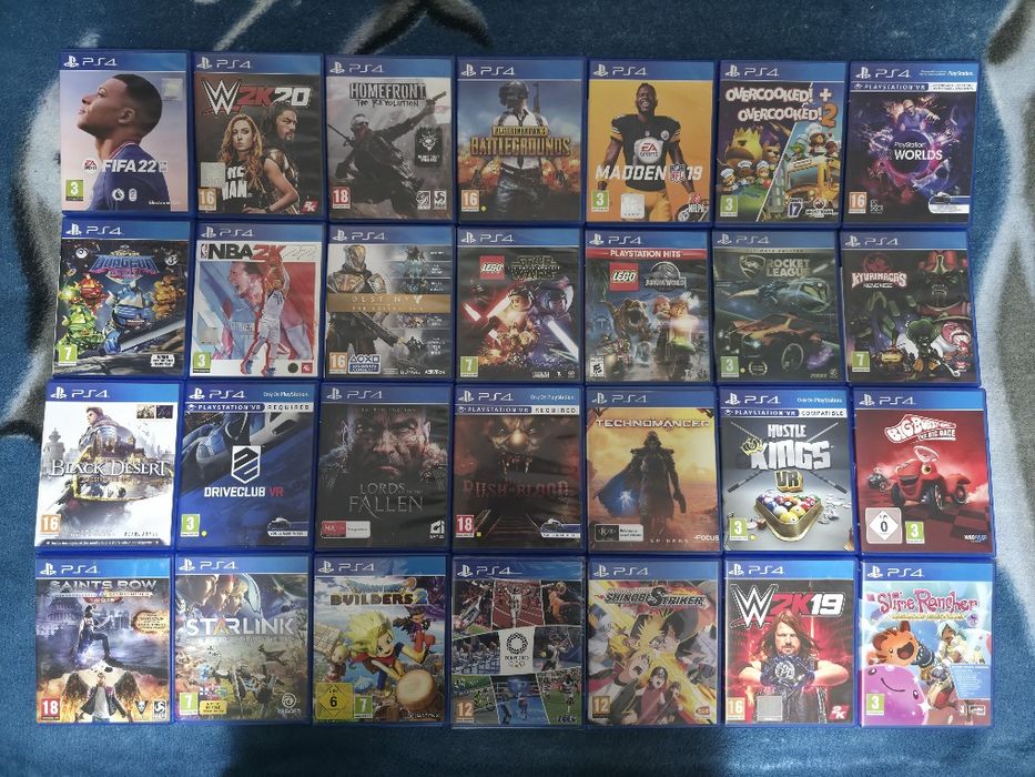 Jocuri Ps4 si ps5 vand schimb lot jocuri