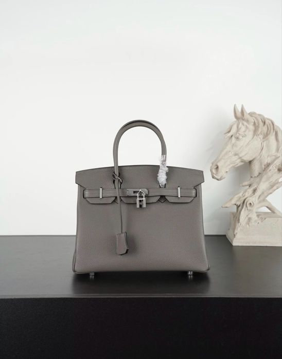 Hermes Birkin Style Taupe