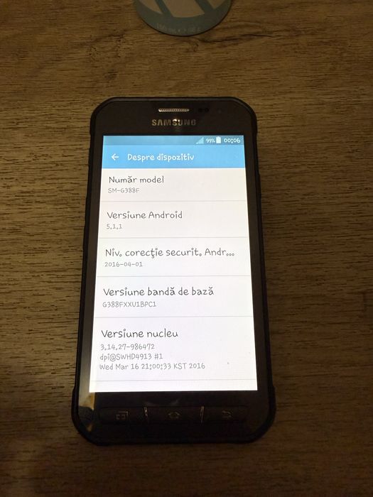Samsung G388F Galaxy Xcover3, 8GB, 4G, Dark Silver