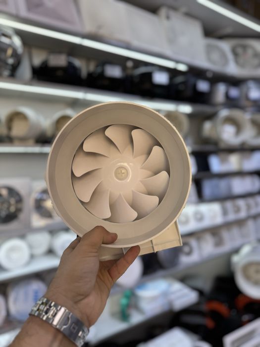 Вентилятор канальный пластиковый 200мм. 780м3/ч 130w