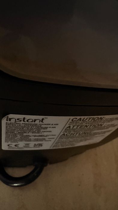 Комбиниран мултикукър Instant Pot - Duo Crisp Ultimate Lid, 6.2 l, черен в гаранция да юли 2027