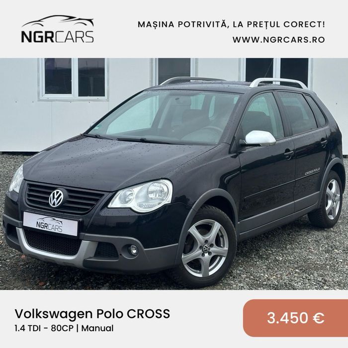 Volkswagen Polo Cross 1.4 TDI - fără DPF | RATE / NUMERE / TRANSPORT