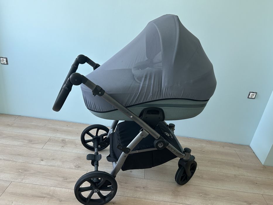 Бебешка количка Tutis Uno 3+, 2в1, цвят Menta