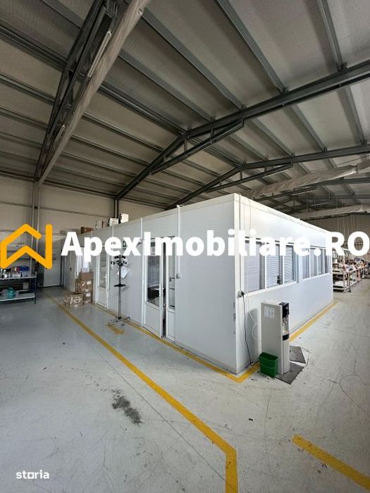 Hala Industriala Vest Ploiesti 550 mp + Birouri | Parcare 20 auto | Ac