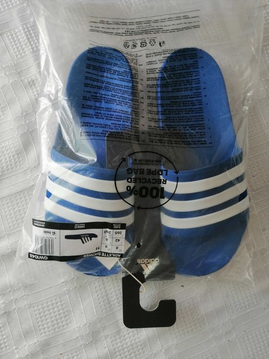 Чехли адидас, №41, сини, унесекс