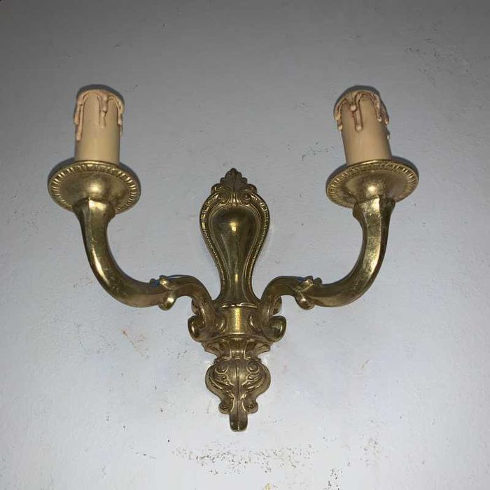 Set aplice cu patru brate din bronz