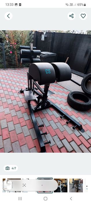 Aparat fitness lombari spate GHD
