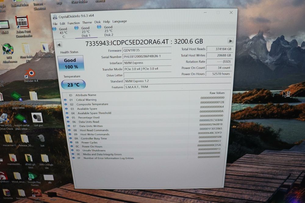 NVME Server/Workstation  TLC Intel SSD DC P4608 6.4TB 100% Health