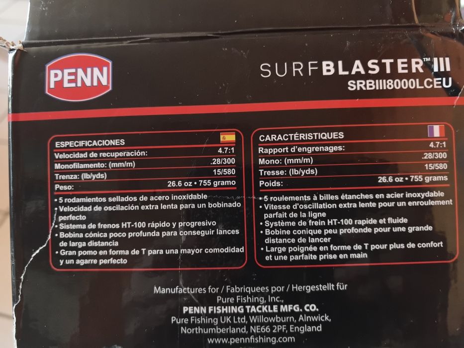 Риболовна макара PENN SURFBLASTER 3