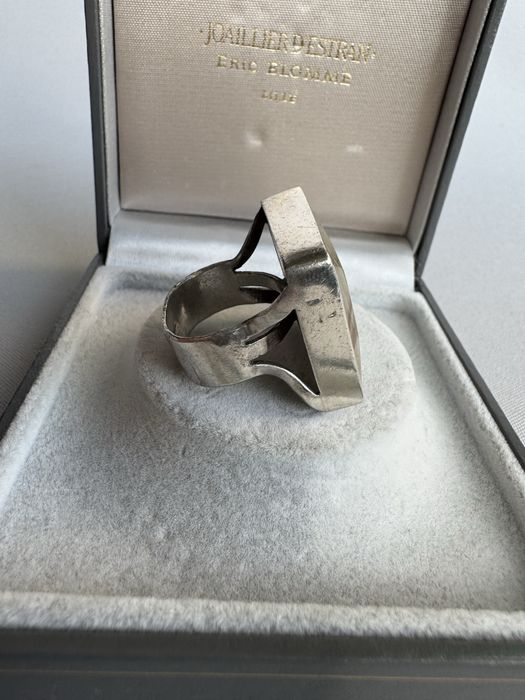 Inel din argint si agat