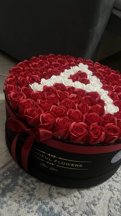 101 мылные Розы с буквой A