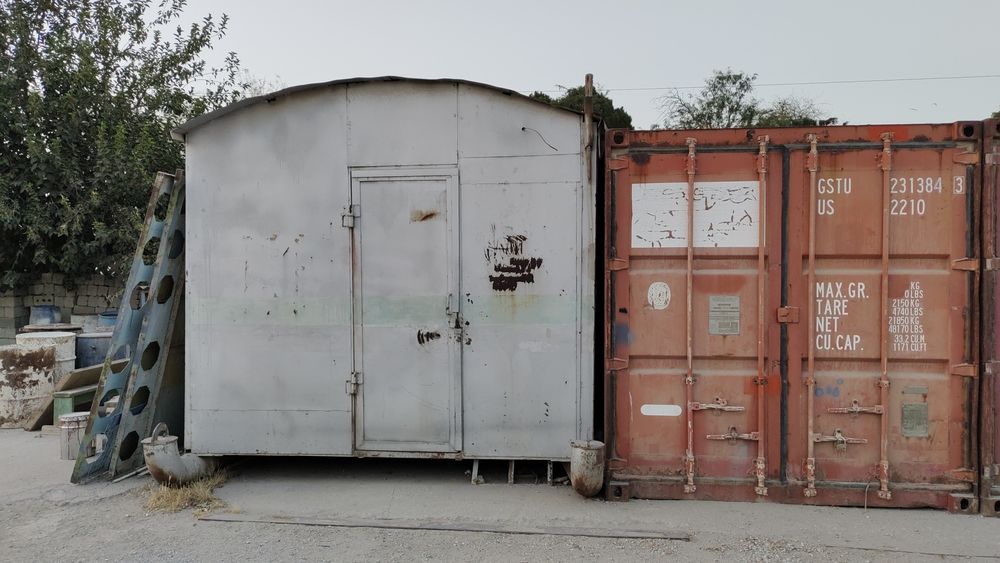 Вагончик вахтовый на салазках