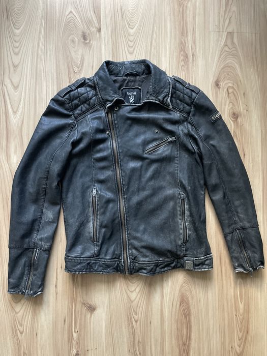 tigha / мъжко кожено(естествена) яке XL