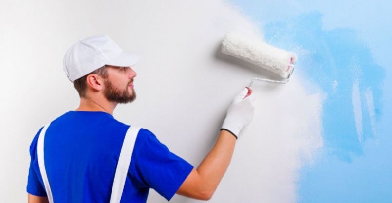 Малярные работы, покраска стен, левкас