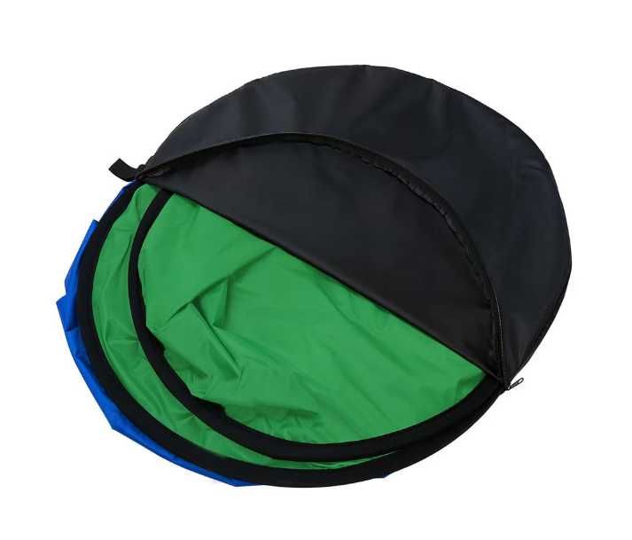 Vand la PACHET: trepied + fundal 2 in 1 pliabil 142cm + fundal verde + negru 3x3m