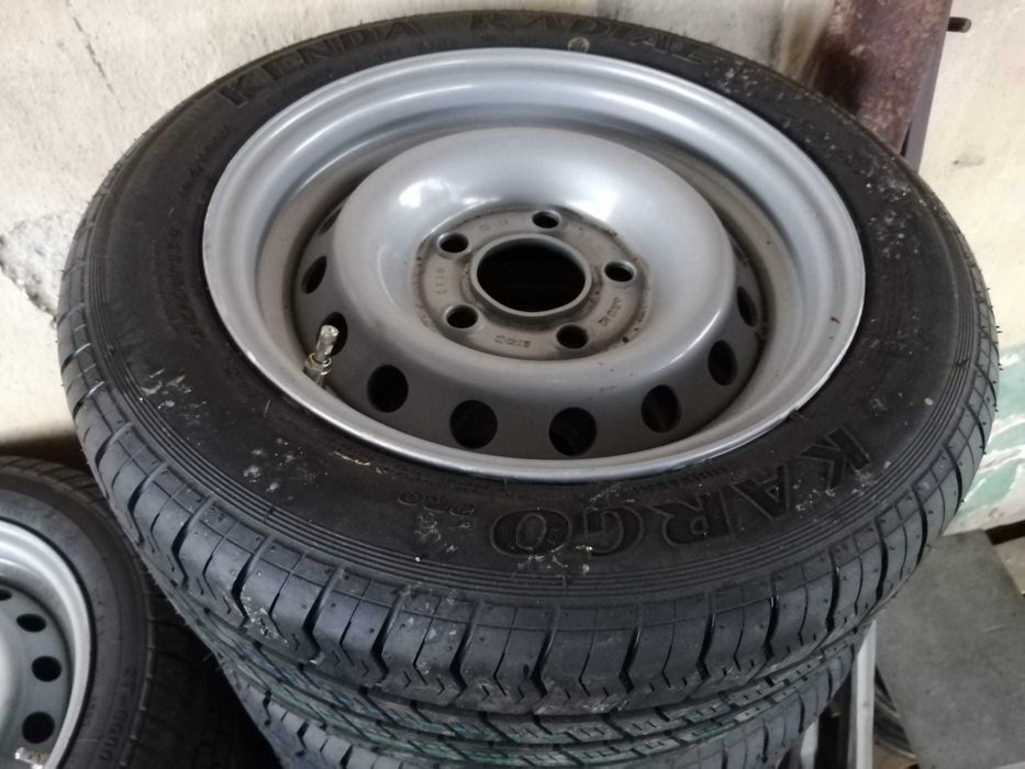 Roata completa pentru remorca 155R13, NOUA!