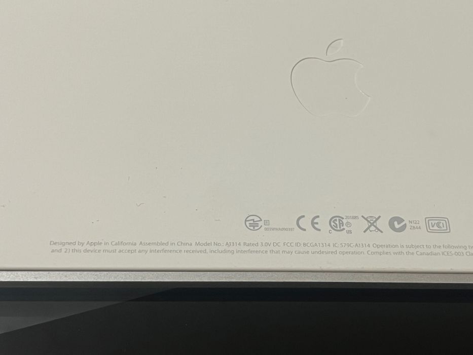 Apple Magic Keyboard A1314 безжична клавиатура Bluetooth Mac Windows