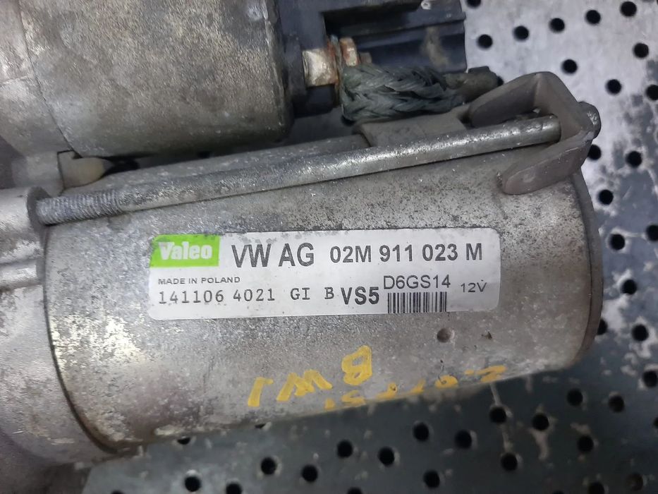 electromotor 2.0 tfsi  audi a1 a3  leon exeo golf 5 golf 6 jetta 3 tiguan 5n polo 9n skoda octavia 2  02m911023m