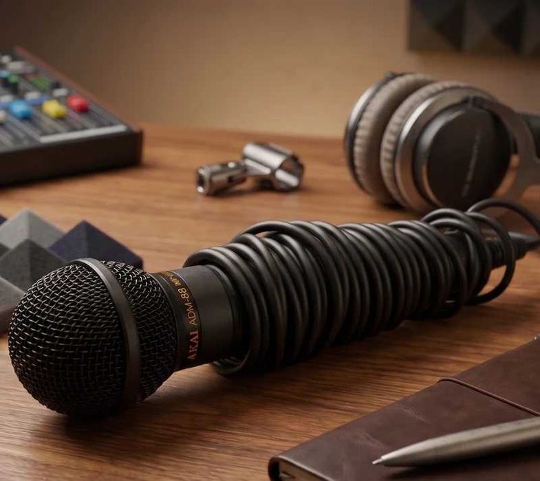 Microfon Dinamic AKAI ADM-88 – Ideal pentru Karaoke, Podcast sau Evenimente