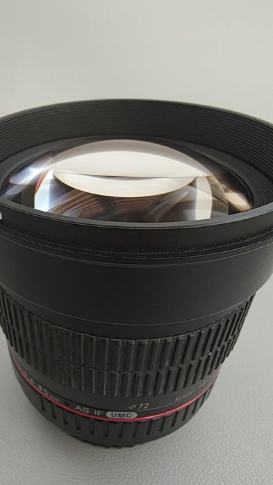 Obiectiv manual Samyang 85mm montura Canon EF