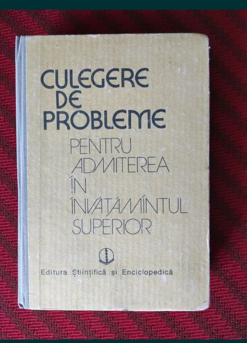 Culegeri de probleme fizică și matematică